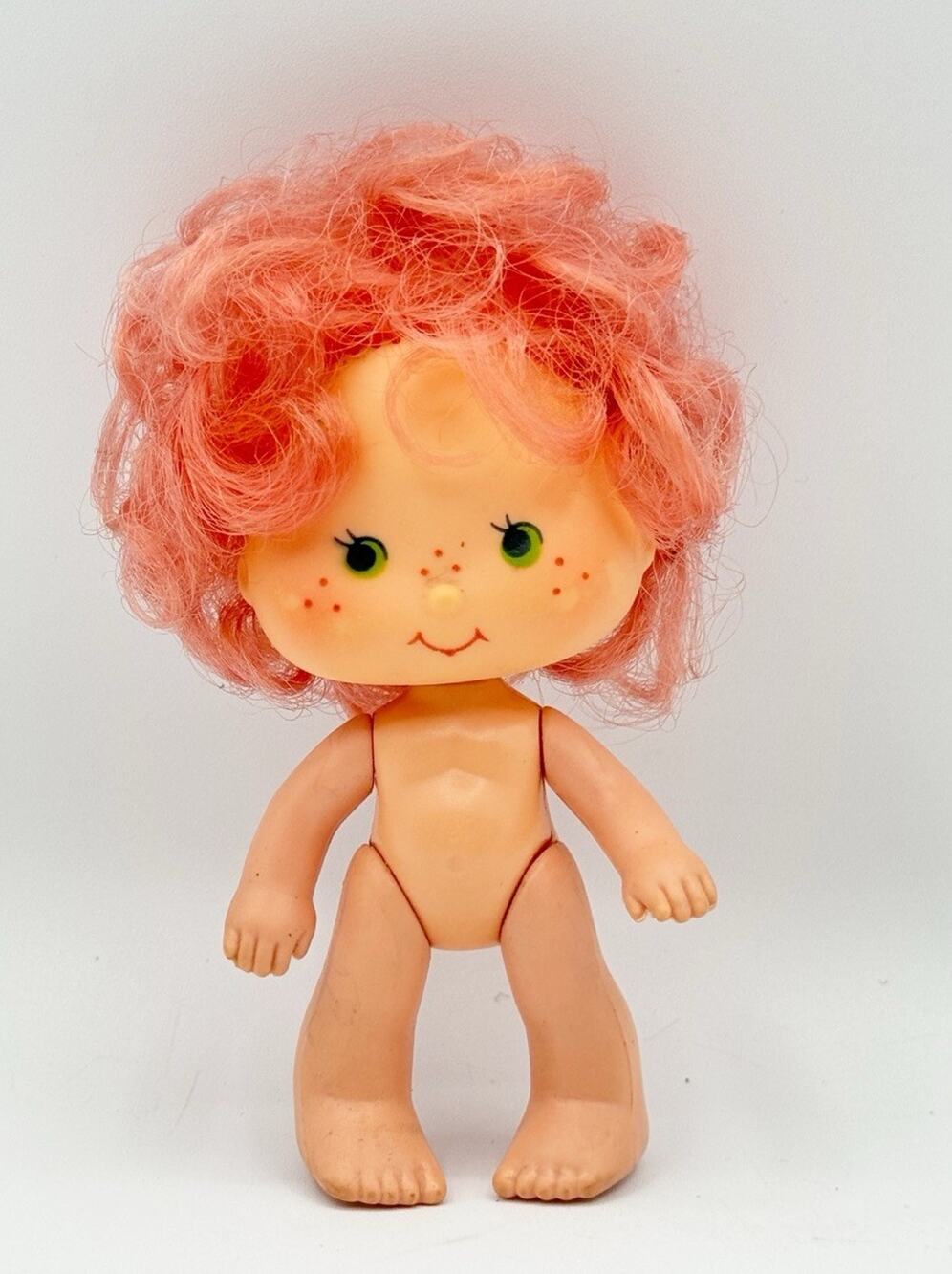 Vtg Strawberry Shortcake Peach Blush Doll 1979 American Greetings 4" NO Clothes